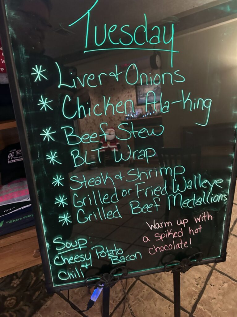 J J Rubys Menu 2