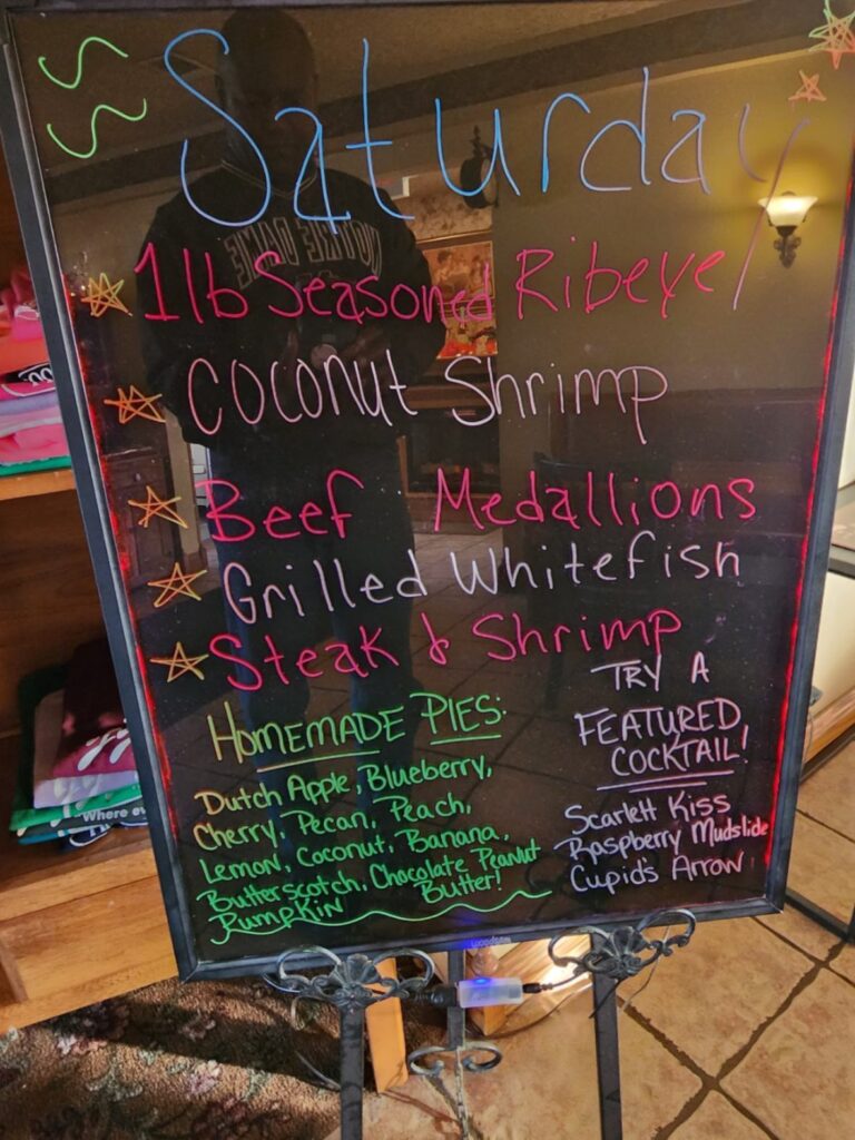 J J Rubys Menu 4