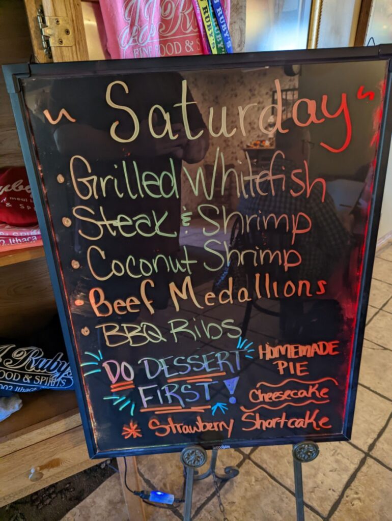 J J Rubys Menu 8